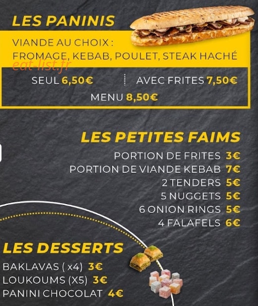 Le Berlinois Lesneven Menu Et Photo