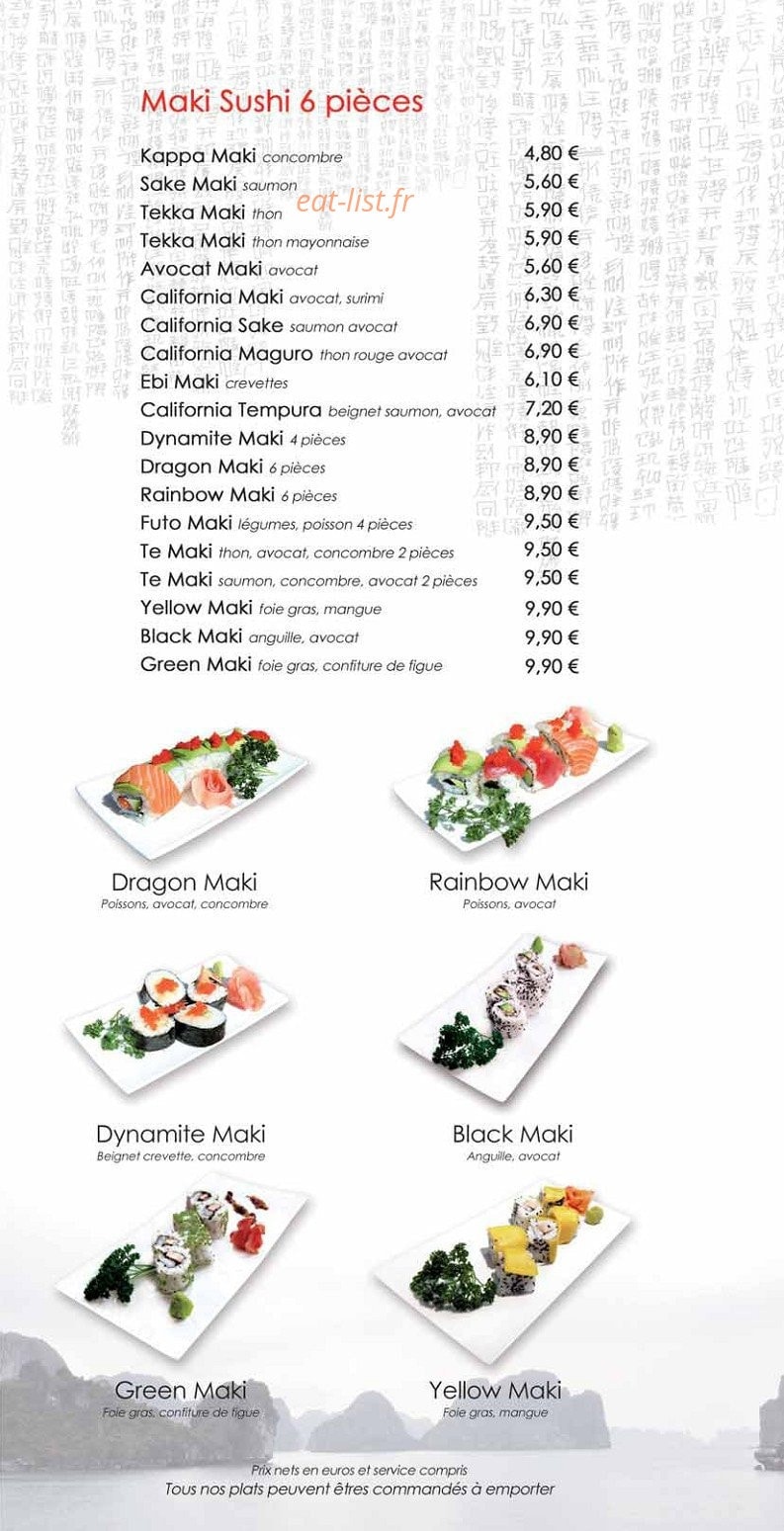 Tokami Toulouse Menu Et Photos