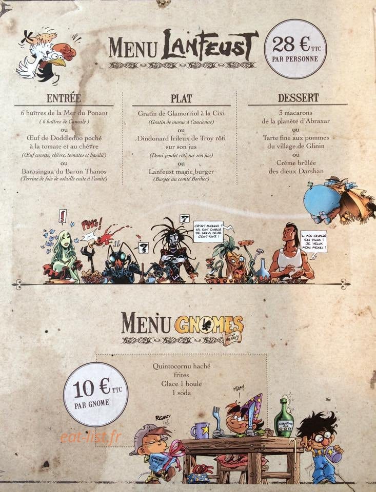 Le Lion d Or à Saint Malo menu et photos