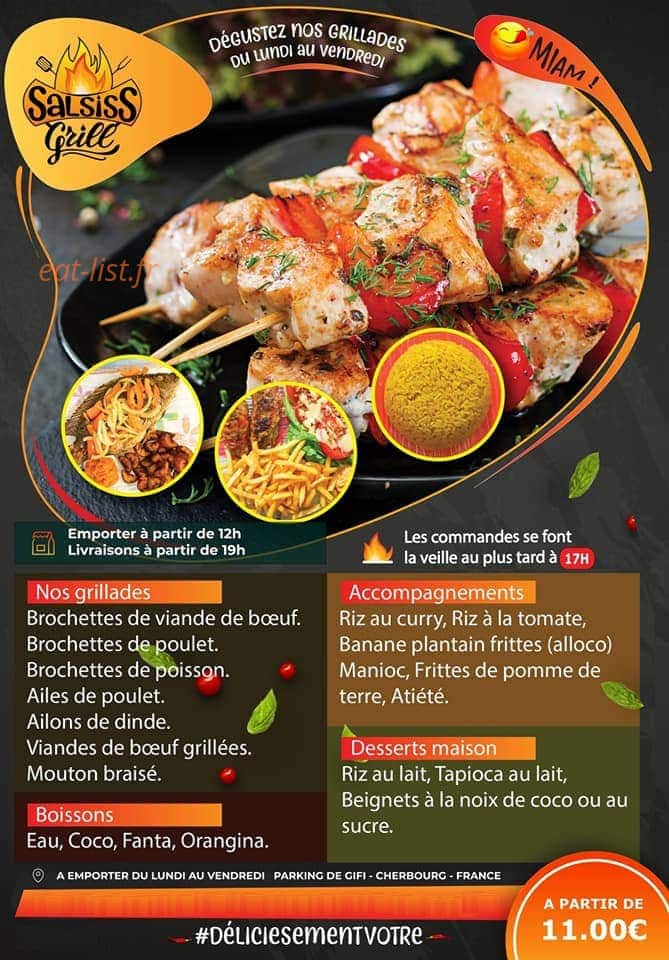 SalSiss Grill à Cherbourg en cotentin menu et photos