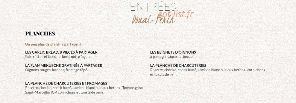 Le Comptoir du Malt à Ferin menu et photos