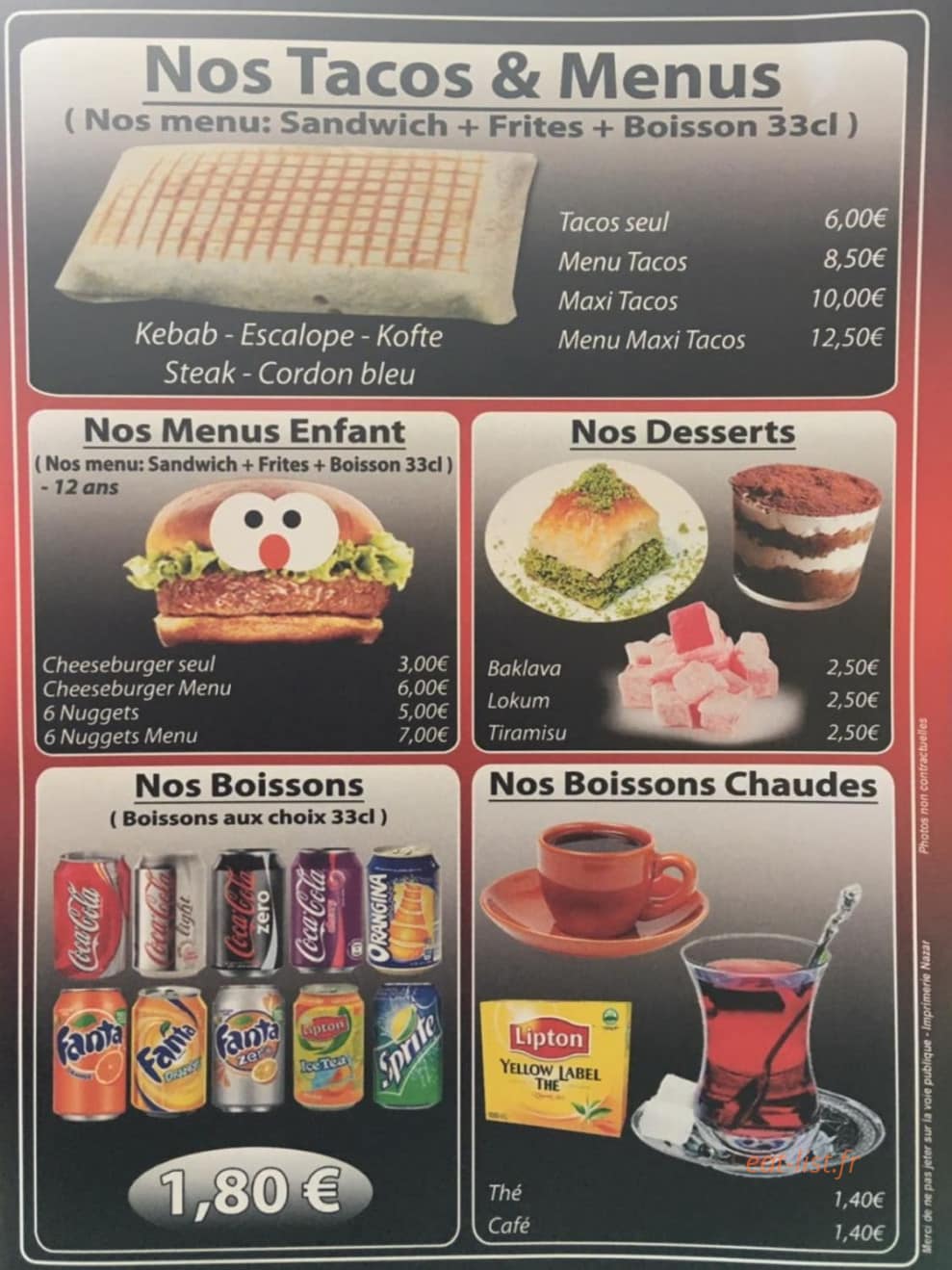 Charcot Kebab Sainte Foy Les Lyon Menu Et Photos