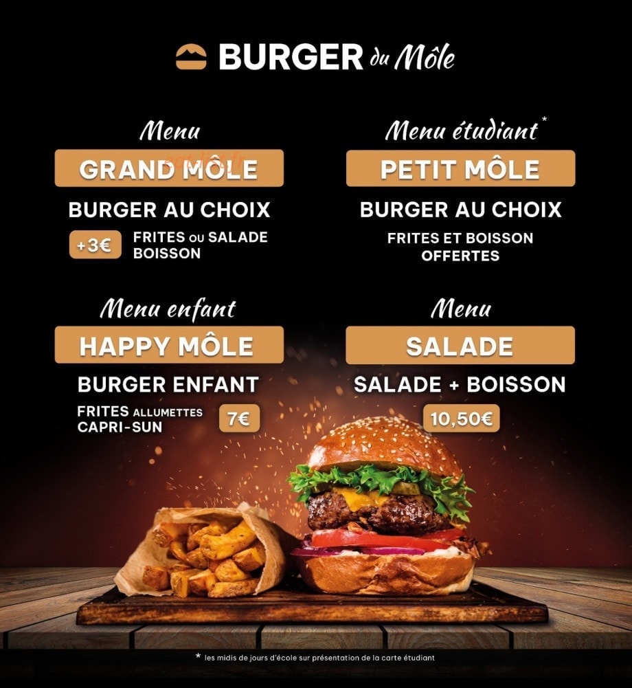 Burger Du M Le Bonneville Menu Et Photos