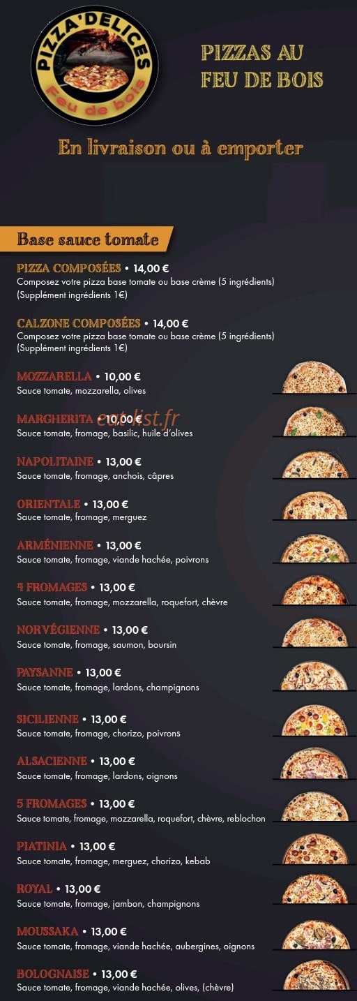 Pizza D Lices Le Pradet Menu Et Photos