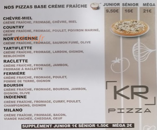 Kr D Lice Yerres Menu Et Photos