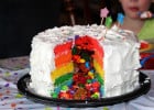 5 tendances food à adopter pour ce printemps  - Pinata cake arc-en-ciel  