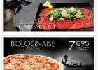Bolognaise et Carpaccio La Boîte à Pizza  - Bolognaise et Carpaccio  