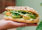 Columbus café & Co : deux boissons et un sandwich  - Sandwich vegan  