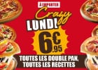 Crazy lundi chez Pizza Hut  - Affiche Crazy Lundi  
