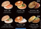 Des bagels, wraps et burgers casher chez Nina Sushi  - Carte des bagels  