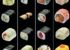 Des sushis sans viande chez Sushi Shop  - Mosaïque de sushis et makis  