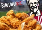 Encore plus de poulet français chez KFC  - KFC bucket  