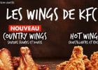 KFC propose des ailes de poulet à la recette inédite  - Les ailes de poulet chez KFC  