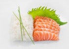 La formule déjeuner de Matsuri  - Menu sashimi saumon et riz  