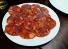 La pizza du mois chez Toto-Pizz  - Assiette de chorizo  