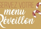 Le menu du réveillon dans les restaurants Crescendo  - Menu du réveillon de la St Sylvestre  