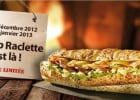 Le Sub Raclette par Subway  - Sub Raclette  