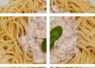 Légumes, aromates et condiments Francesca  - Spaghetti avec sauce au saumon   