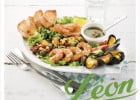 Léon de Bruxelles : saumon et gambas pour ce 1er janvier  - Salade Léon - recette été  
