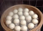 Les baos à emporter de la Boutique yam’Tcha  - Bao en pleine cuisson à la vapeur  