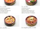 Les menus Chirachi de Kim  - Assortiment de 4 Chirashis  