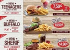 Les nouveaux menus de la carte Buffalo Grill  - Le menu adolescents et les menus adultes  