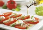 Les recettes Del Arte  - Tomates, mozzarella et huile d'olive  