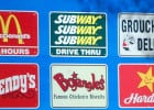 Les secrets d’une restauration rapide et saine  - Logos de chaînes de fast-food  