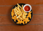 Menus enfants : toujours se contenter de nuggets-frites ?  - Nuggets, frites et sauce  