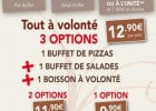 Midi Prix chez Pizza Hut  - Buffets à volonté en restaurant  