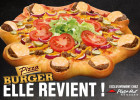 Pizza Hut et ses Pizzas Gargantuesques  - Burger Pizza  