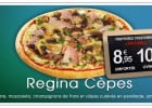 Régina Cèpes signée La Boîte à Pizza  - La pizza Regina Cèpes  