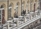 Salle chauffée au restaurant : gare aux déceptions  - Terrasse d'un restaurant en hiver  