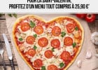 Un menu pour la Saint-Valentin chez Pizza Paï  - Menu Amore  