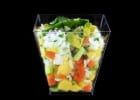 Une restauration estivale O'Sushi  - Salade dans son écrin de verre  