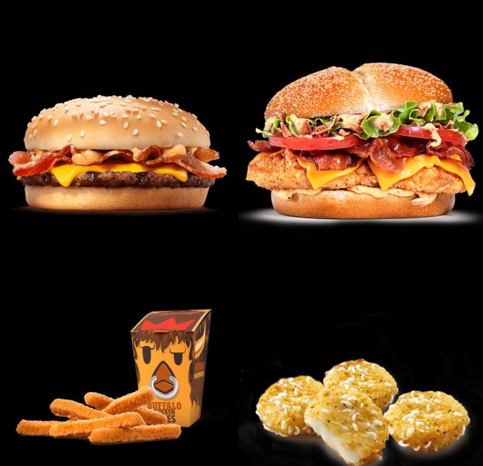  4 nouvelles recettes de Burger king  