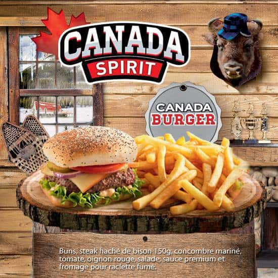  Un menu de plats canadien chez Buffalo  