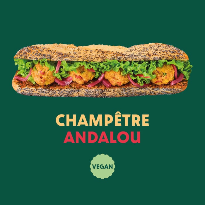 Sandwich vegan pour l'été