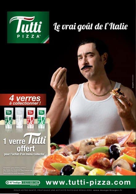  Affiche promotionnelle Tutti Pizza  