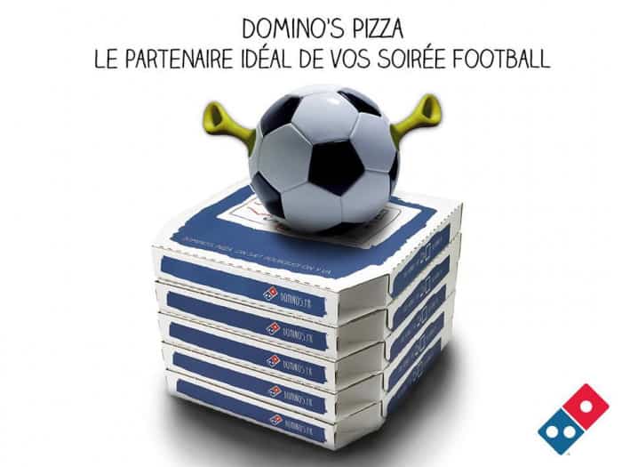  Le foot et domino's pizza : l'amour fou  