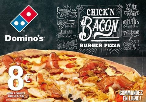  Chick'N Bacon Burger Pizza  