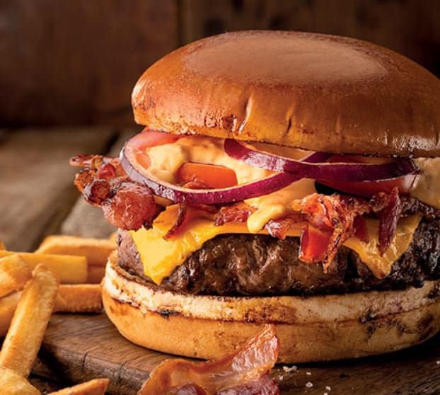  Famous burger bacon  