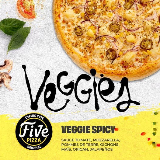  Pizzas Veggies  