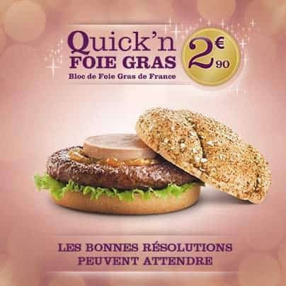  Quick'n foie gras de Quick  