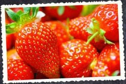  Amoncellement de fraises  