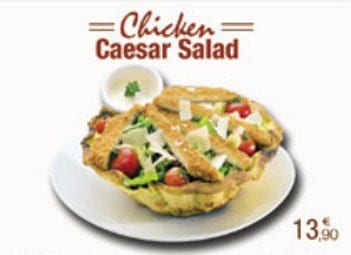  Chicken Caesar Salad  