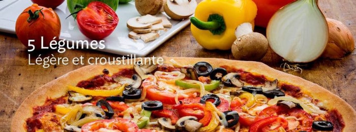  Pizza végétarienne 5 Légumes  