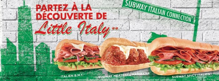  Subway Italian Connection  