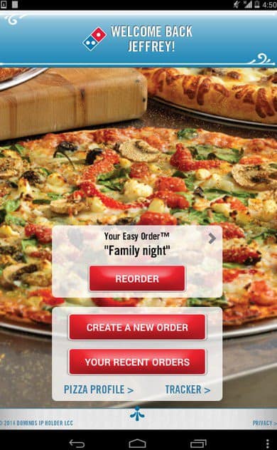  Domino's pizza sur google play  