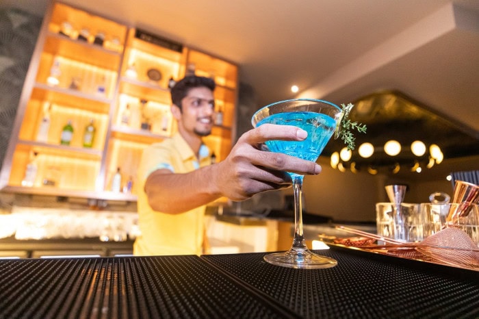 Mocktail au bar